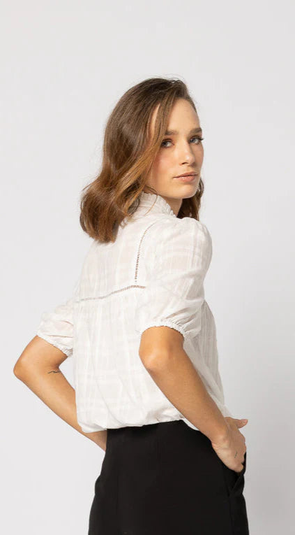 White  Dahlia Top