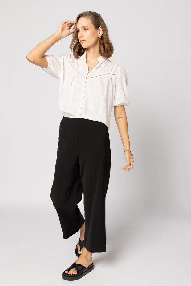White  Dahlia Top