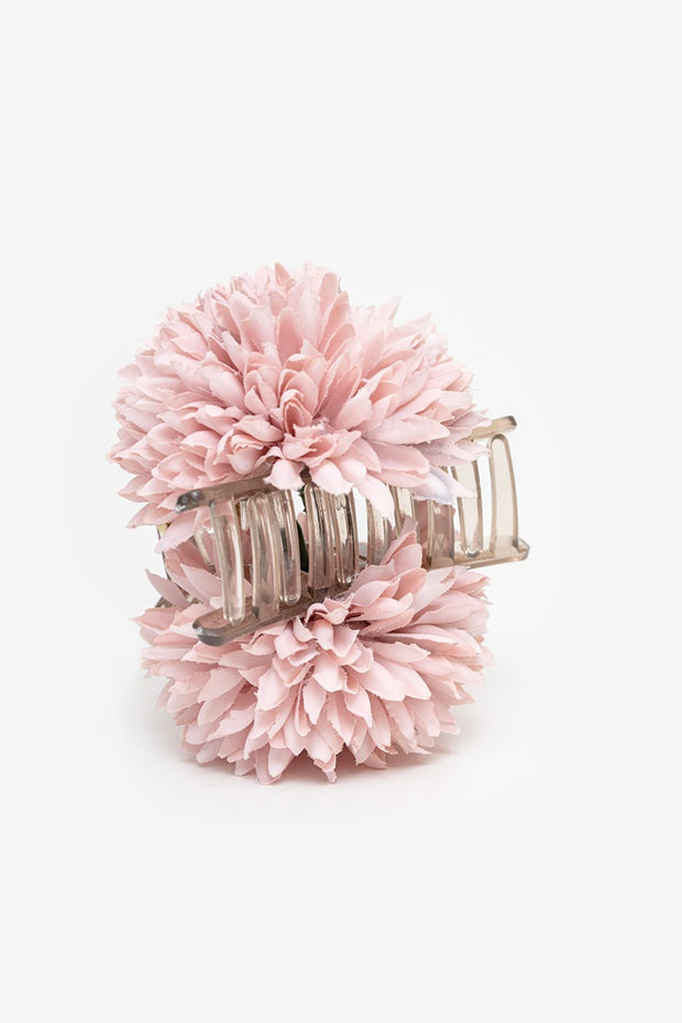 Antler Chrysanthemum Claw Clip Crepe Pink