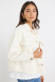Echo Ecru Denim Jacket