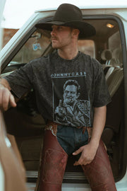 Far Mer Man in Black Tee