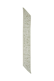 Filigree Sash Scarf - Cream/Olive