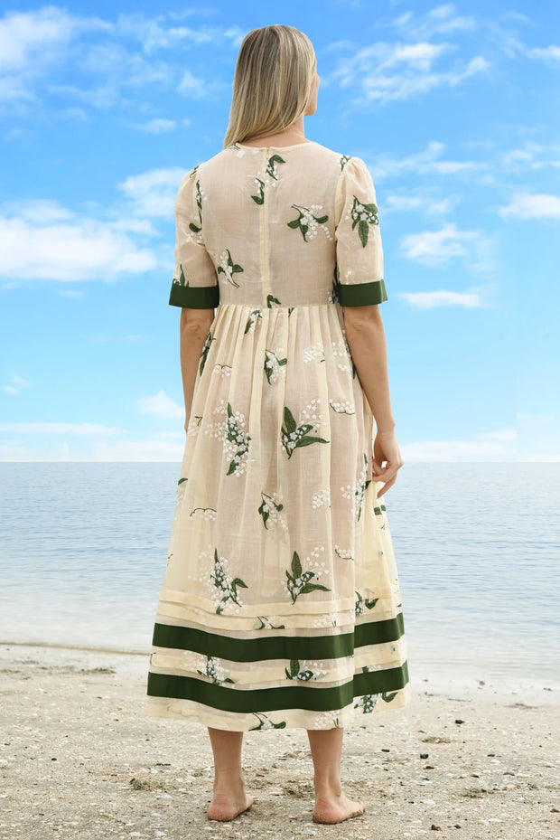 Trelise Cooper My Lips Are Sealed Dress Sand