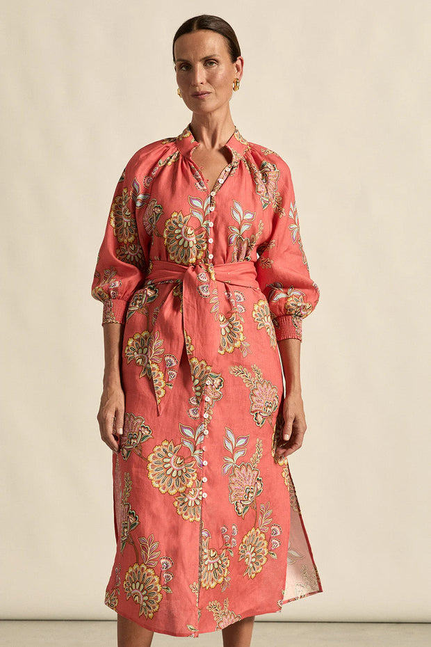 PRE ORDER    Zoe Kratzmann Flourish Dress in Kgari Melon