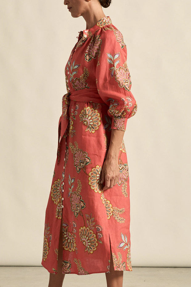 PRE ORDER    Zoe Kratzmann Flourish Dress in Kgari Melon
