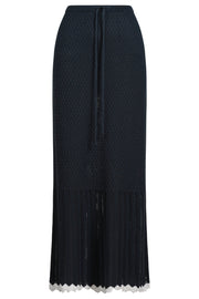 Ida Knit Skirt Navy