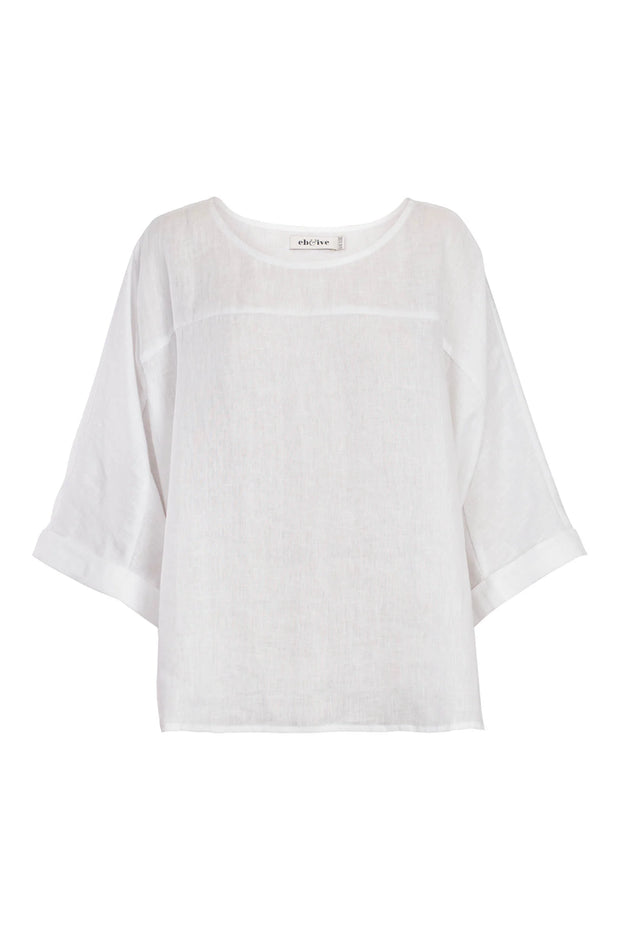 Studio Relaxed Top - Salt