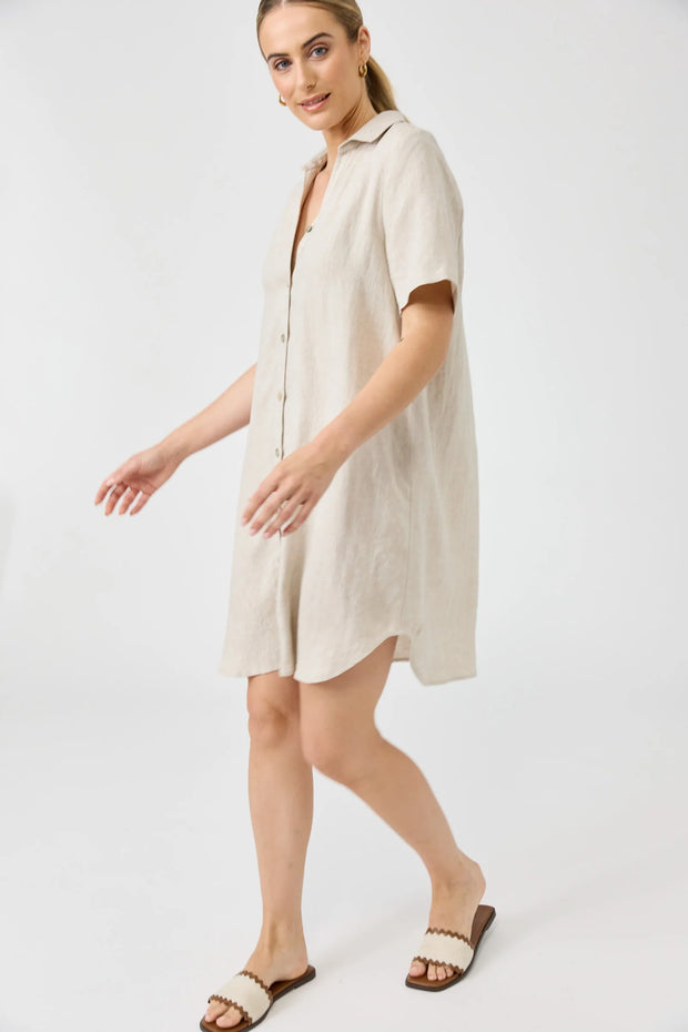 Studio Shirt Dress Dune