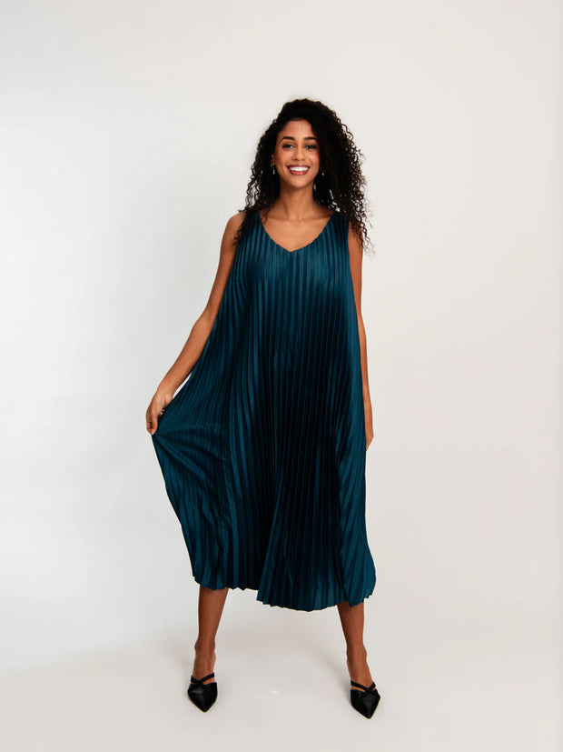 Alquema Zuko Dress In Blue Steel