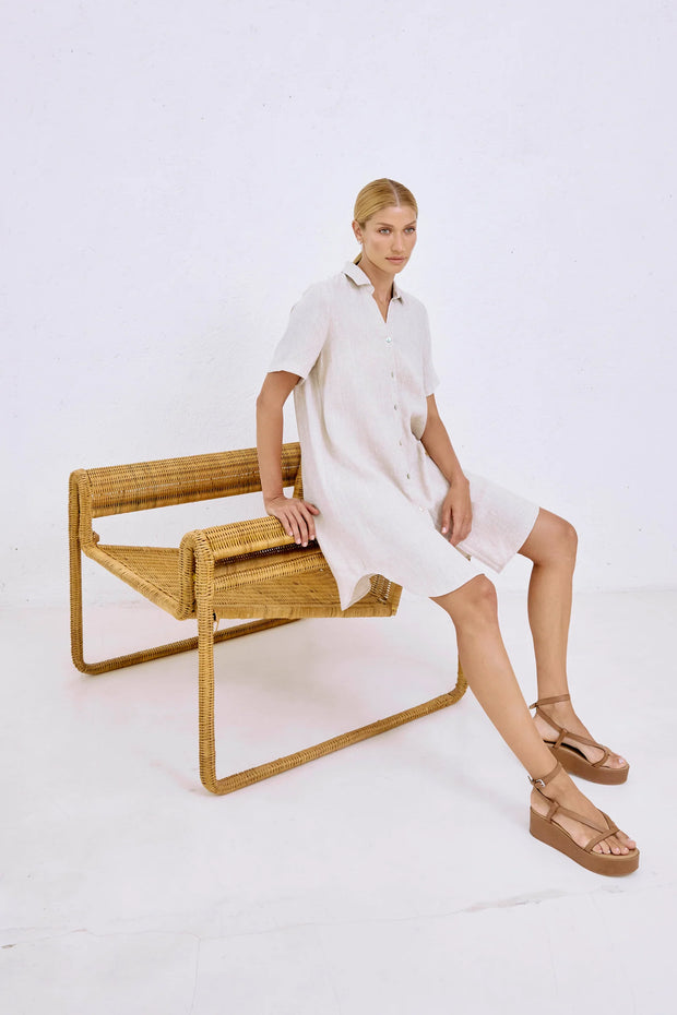 Studio Shirt Dress Dune