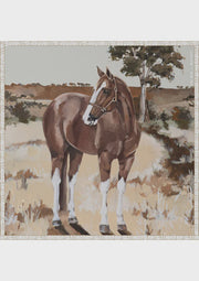 Far Mer Silk Scarf The Horse