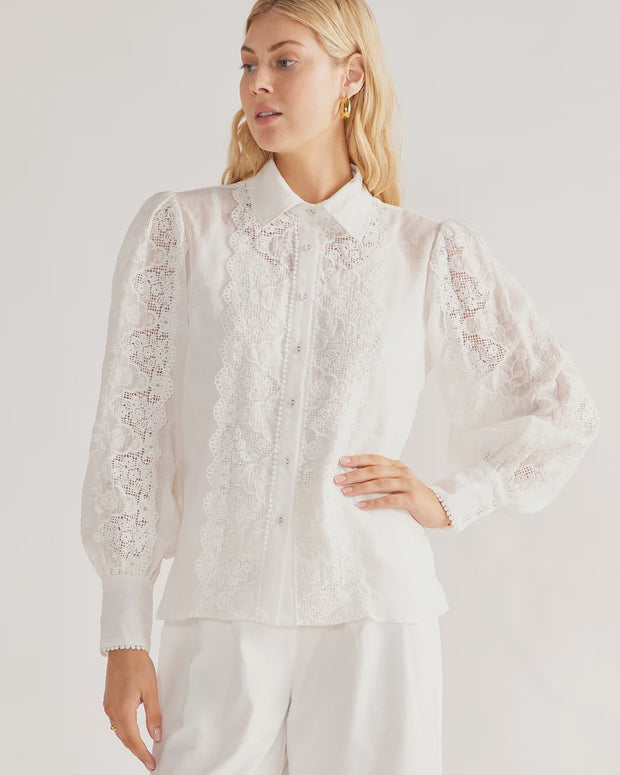 Sofia Blouse - Ivory