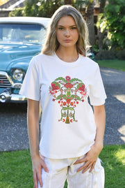 Coop Glam Berry T Shirt  White