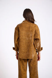 One Teaspoon Daria Shacket Burnt Tobacco