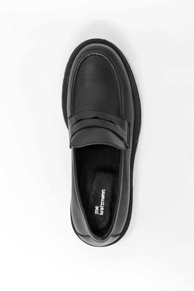 Jury Loafer - Black Leather