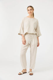 Studio Relaxed Pant in  Tusk