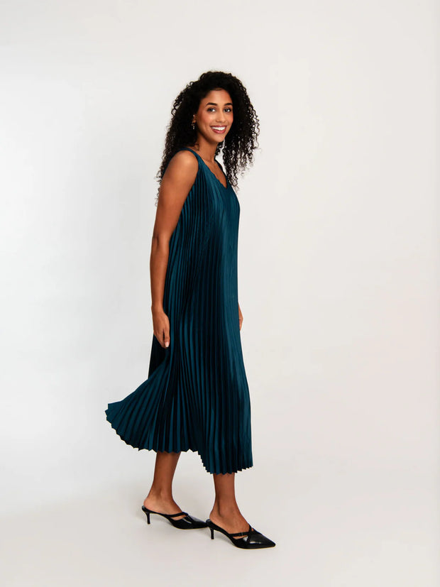 Alquema Zuko Dress In Blue Steel