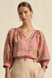 Zoe Kratzmann Tranquil Top Kgari Bloom