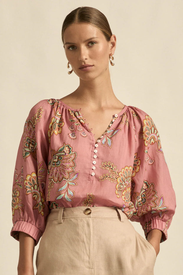 Zoe Kratzmann Tranquil Top Kgari Bloom