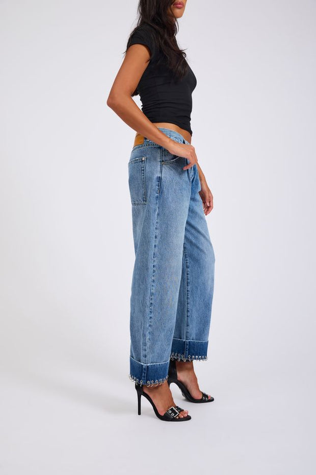 One Teaspoon Smiths Low Waist Tailored  Jean