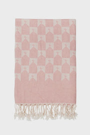 Monogram Turkish Towel - Pink