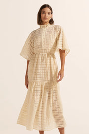 Navigate Dress - Cream Window