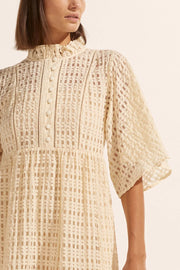 Navigate Dress - Cream Window