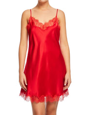 Silk Chemise in Red in the Scarlett Style