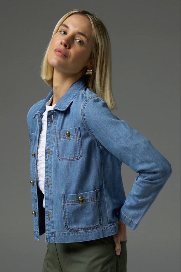 Palpable Jacket - Light Washed Denim