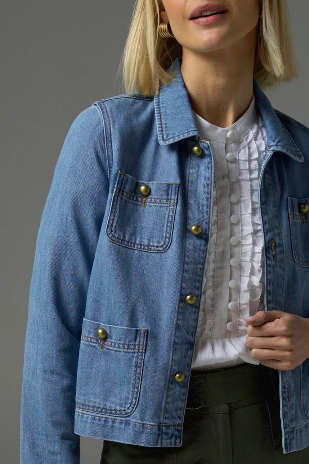 Palpable Jacket - Light Washed Denim