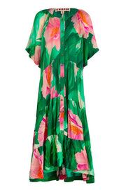 Cooper Into The Groove Dress Green Floral