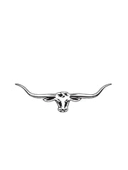 R.M.Willams Long Horn Decal in Black or  Pink
