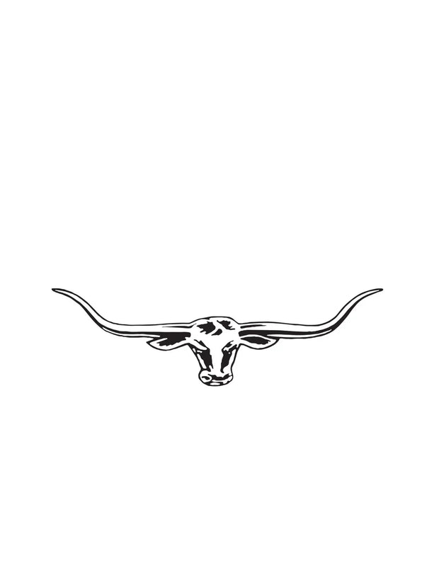 R.M.Willams Long Horn Decal in Black or  Pink