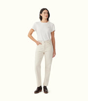 R.M.Willams Rowe Cropped Straight Jean Ecru