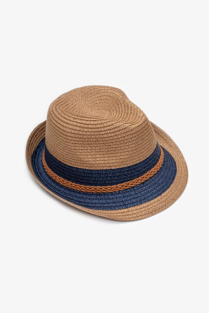 Antler natural Navy Panama Hat