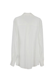 Knuefermann Perfect White Silk Shirt