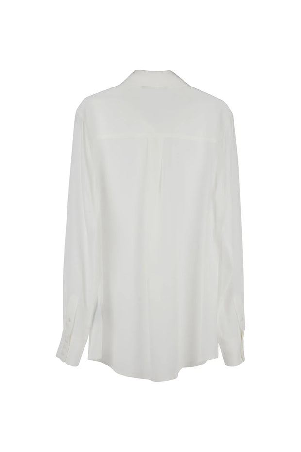 Knuefermann Perfect White Silk Shirt