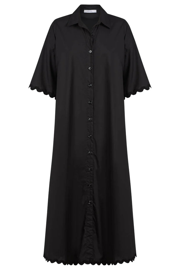 Haven Brasilia Shirt Dress Black