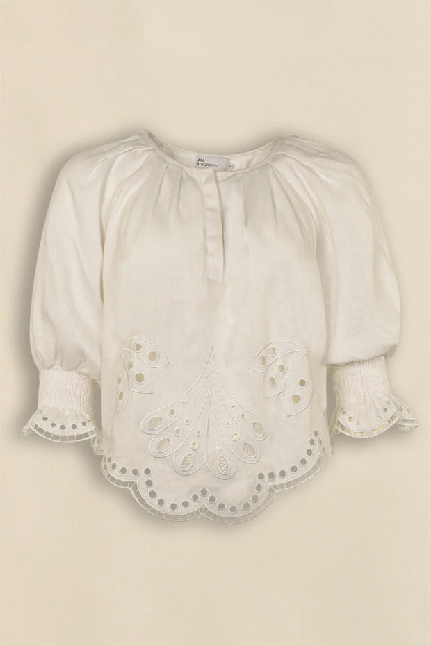 Zoe Kratzmann Dawn top Porcelain