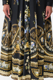 Camilla Shaped Waistband Dress With Gathered Sleeves