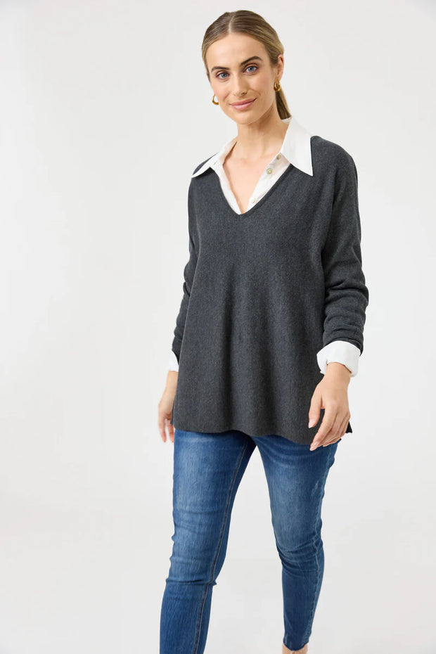 Studio V Knit in Charcoal
