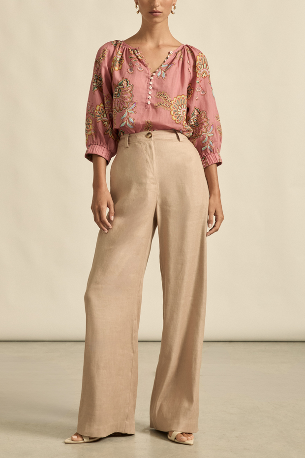 Zoe Kratzmann Tranquil Top Kgari Bloom