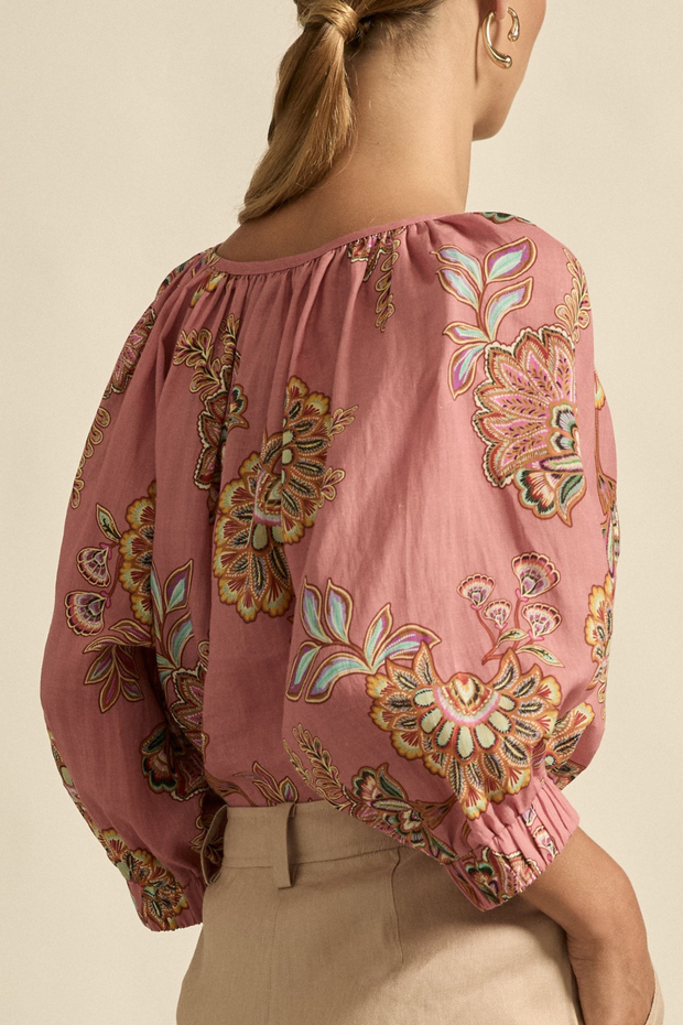 Zoe Kratzmann Tranquil Top Kgari Bloom
