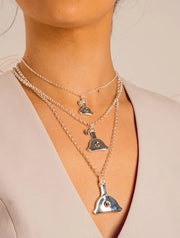 High Country Whistle Necklace Medium Silver