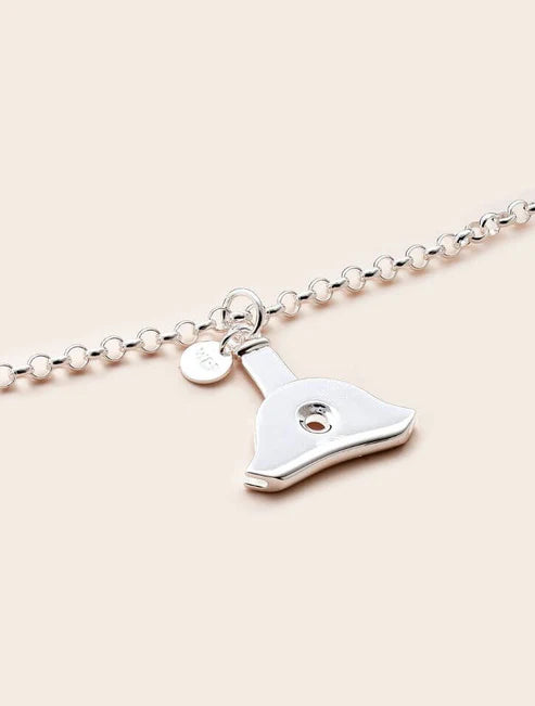 High Country Whistle Necklace Medium Silver