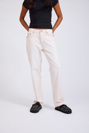 BANDITS LOW WAIST BOYF JEANS PINK TINT