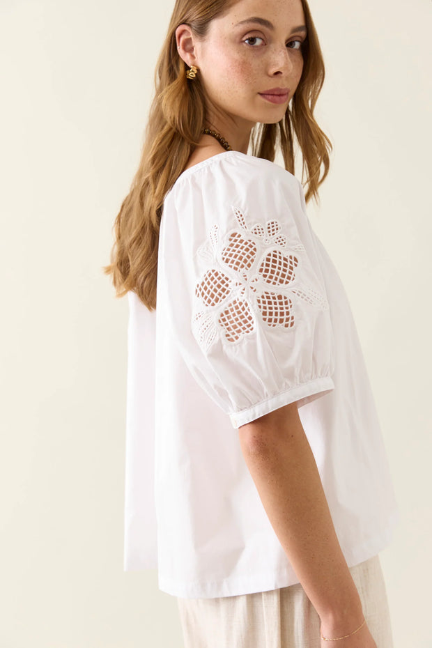 Nilsa Button Top Lotus.
