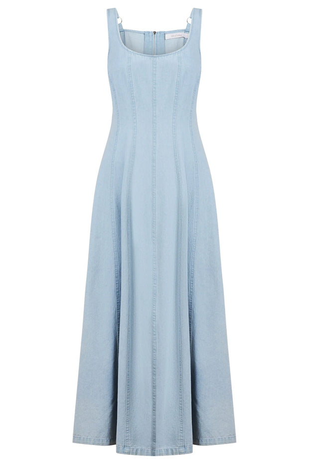Sofie Denim Tank Dress Sky