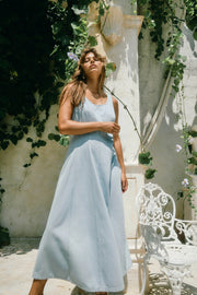 Sofie Denim Tank Dress Sky