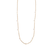 2047-0001 Pure Steel 14K Pearl Necklace